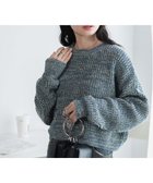 【ウィゴー/WEGO】のミックスカーラーショートニット 人気、トレンドファッション・服の通販 founy(ファニー) ファッション Fashion レディースファッション WOMEN トップス・カットソー Tops/Tshirt ニット Knit Tops 秋 Autumn/Fall カーゴパンツ Cargo Pants 今季 This Season ショート Short スマホ Smartphone デニム Denim ハーフ Half ボトム Bottom ミックス Mix ルーズ Loose ロング Long 冬 Winter A/W・秋冬 Aw・Autumn/Winter・Fw・Fall-Winter 再入荷 Restock/Back In Stock/Re Arrival おすすめ Recommend thumbnail サックス|ID: prp329100003703136 ipo3291000000029557076