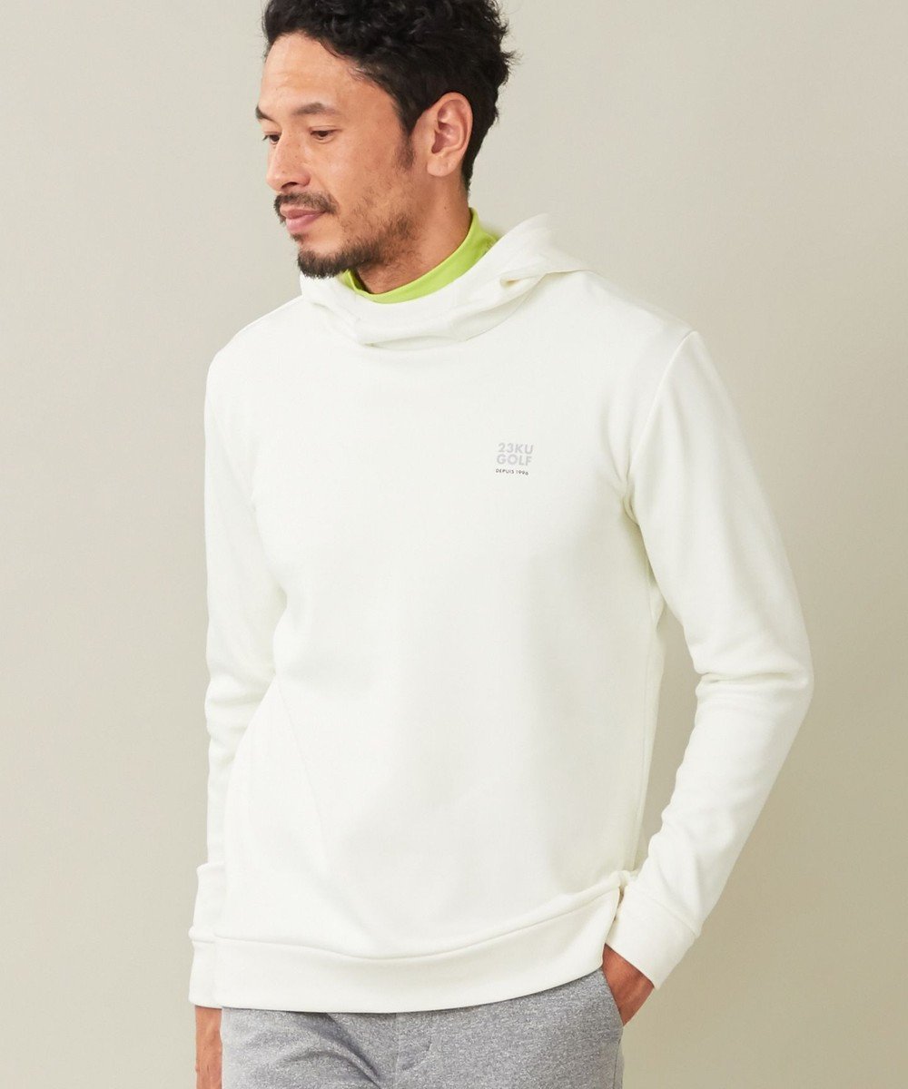 【23区 ゴルフ/23区GOLF / MEN】の【MEN】ストレッチ裏フリース フーディー 人気、トレンドファッション・服の通販 founy(ファニー) 　ファッション　Fashion　メンズファッション　MEN　トップス・カットソー　Tops/Tshirt/Men　A/W・秋冬　Aw・Autumn/Winter・Fw・Fall-Winter　スウェット　Sweat　ストレッチ　Stretch　スポーティ　Sporty　モックネック　Mock Neck　冬　Winter　定番　Standard　 other-1|ID: prp329100003704103 ipo3291000000027411005