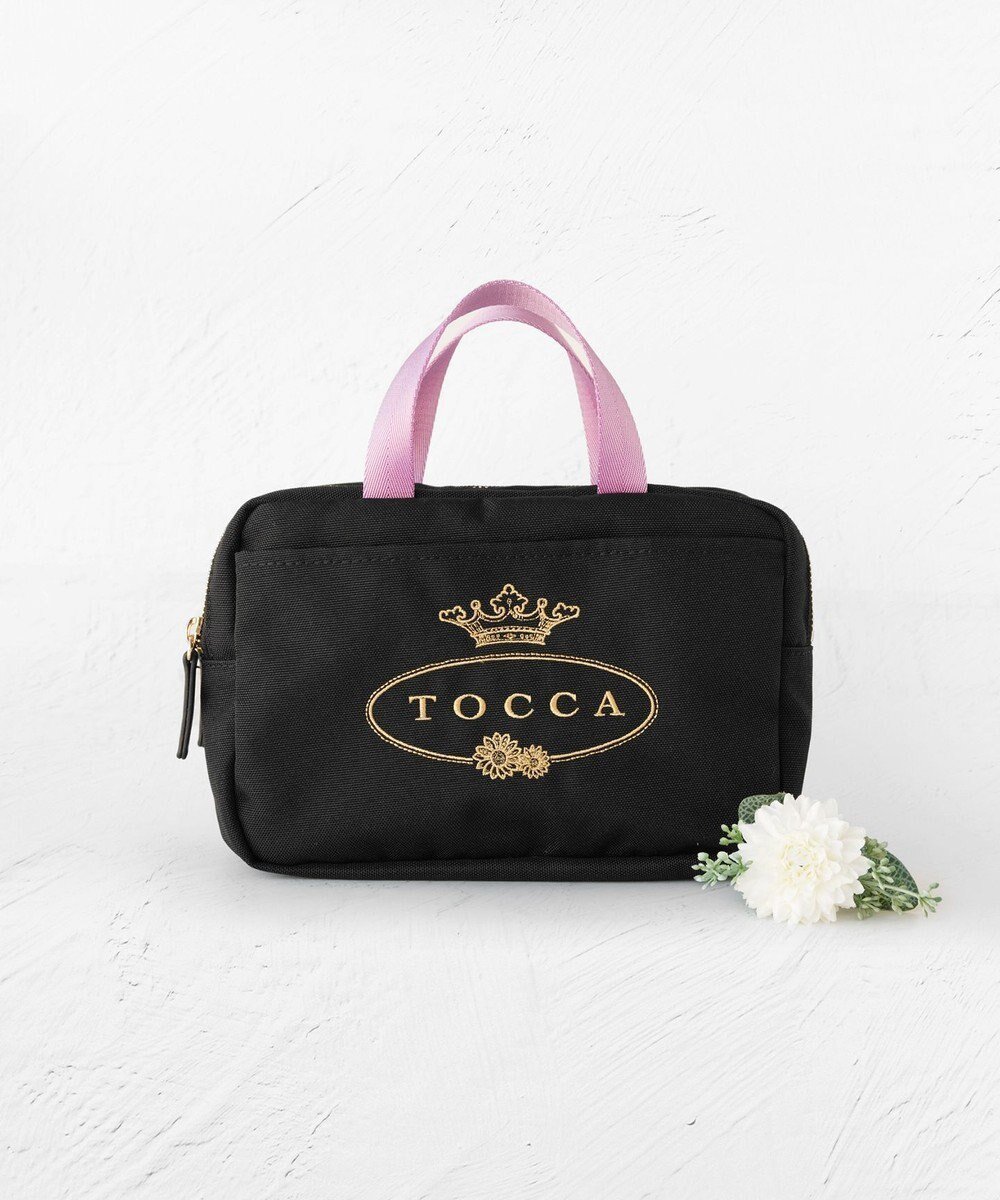 【トッカ/TOCCA】のTOCCA LOGO POUCH BAG ポーチ インテリア・キッズ・メンズ・レディースファッション・服の通販 founy(ファニー) 　ファッション　Fashion　レディースファッション　WOMEN　財布　Wallets　ポーチ　Pouches　財布　Wallet　フロント　Front　ポケット　Pocket　ポーチ　Pouch　リュクス　Luxe　S/S・春夏　Ss・Spring/Summer　おすすめ　Recommend　夏　Summer　2024年　2024　2024春夏・S/S　Ss,Spring/Summer,2024　旅行　Travel　エレガント 上品　Elegant　ブラック系|ID: prp329100003706058 ipo3291000000024382340