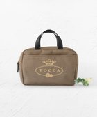 【トッカ/TOCCA】のTOCCA LOGO POUCH BAG ポーチ カーキ系|ID:prp329100003706058