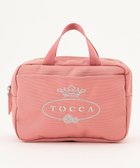 【トッカ/TOCCA】のTOCCA LOGO POUCH BAG ポーチ ピンク系|ID:prp329100003706058