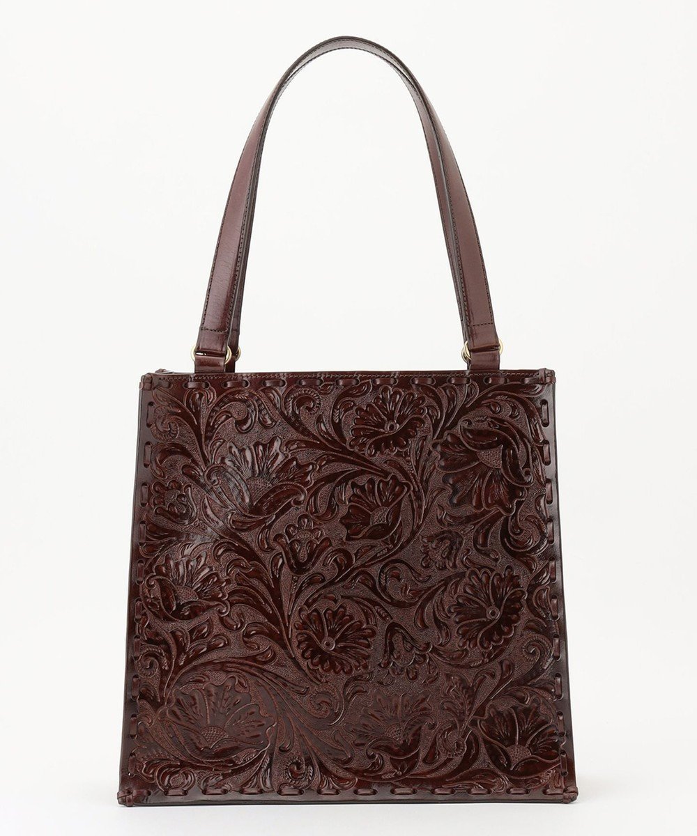 【グレース コンチネンタル/GRACE CONTINENTAL】のCarving Tote Bag 人気、トレンドファッション・服の通販 founy(ファニー) 　ファッション　Fashion　レディースファッション　WOMEN　バッグ　Bag　ウォレット　Wallet　ヴィンテージ　Vintage　スクエア　Square　定番　Standard　ハンド　Hand　フォルム　Form　ポーチ　Pouch　ワーク　Work　エレガント 上品　Elegant　 other-1|ID: prp329100003706064 ipo3291000000028439190