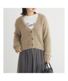 【グリーンパークス/Green Parks】の・Petit Fleur シャギーニットカーディガン Gray Beige|ID: prp329100003712763 ipo3291000000028422830