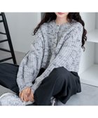 【ウィゴー/WEGO】のミックスブークレ2WAYカーディガン ホワイト|ID: prp329100003713709 ipo3291000000028441356