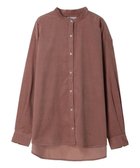 【クラフトスタンダードブティック/CRAFT STANDARD BOUTIQUE】のコーデュロイバンドカラーシャツ Pink|ID: prp329100003714346 ipo3291000000028348857