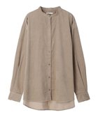 【クラフトスタンダードブティック/CRAFT STANDARD BOUTIQUE】のコーデュロイバンドカラーシャツ Gray Beige|ID: prp329100003714346 ipo3291000000028348860