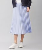 【自由区/JIYU-KU】の【WEB限定・洗える】ロイヤルサテンプリーツ スカート サックス|ID:prp329100003714389