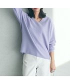 【23区/NIJYUSANKU】の【洗える】ウールカシミヤ Vネック ニット ライラック系|ID: prp329100003717035 ipo3291000000028347042