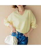 【23区/NIJYUSANKU】の【洗える】ウールカシミヤ Vネック ニット イエロー系|ID: prp329100003717035 ipo3291000000028347048