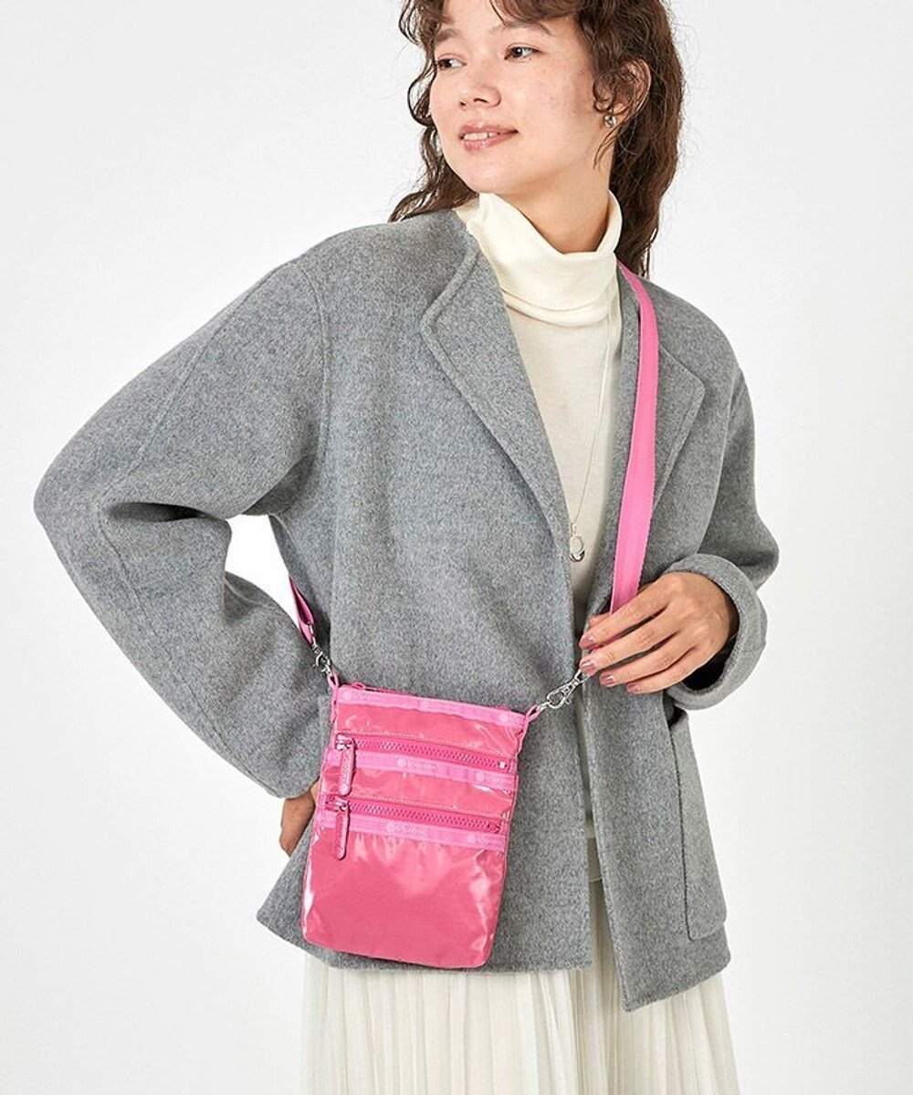 【レスポートサック/LeSportsac】の3 ZIP CROSSBODY/ローズシャイン 人気、トレンドファッション・服の通販 founy(ファニー) 　ファッション　Fashion　レディースファッション　WOMEN　アウトドア　Outdoor　コレクション　Collection　軽量　Lightweight　ショルダー　Shoulder　スポーツ　Sports　スポーティ　Sporty　スマート　Smart　スリム　Slim　財布　Wallet　トラベル　Travel　プリント　Print　ポケット　Pocket　ポシェット　Pochette　ポーチ　Pouch　無地　Plain Color　おすすめ　Recommend　旅行　Travel　 other-1|ID: prp329100003718008 ipo3291000000028346932