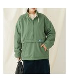 【クラフトスタンダードブティック/CRAFT STANDARD BOUTIQUE】のナイロン×裏フリースアノラックブルゾンL/S Green|ID: prp329100003718547 ipo3291000000028347624