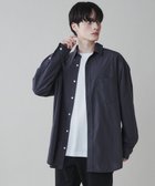 【ウィゴー/WEGO / MEN】のイージーケアブロードBIGシャツ ダークグレー|ID: prp329100003718553 ipo3291000000027411499