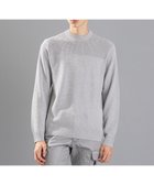 【ジョゼフ オム/JOSEPH HOMME / MEN】の【LEON 2月号掲載】シルクバルキーハニカム クルーネックニット ライトグレー系|ID: prp329100003721281 ipo3291000000027408744