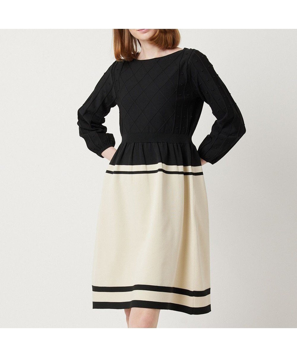 【トッカ/TOCCA】の【洗える!】BI COLOR PONPON KNIT ニットドレス 人気、トレンドファッション・服の通販 founy(ファニー) 　ファッション　Fashion　レディースファッション　WOMEN　ワンピース　Dress　ドレス　Party Dresses　ニットワンピース　Knit Dresses　A/W・秋冬　Aw・Autumn/Winter・Fw・Fall-Winter　ドレス　Dress　再入荷　Restock/Back In Stock/Re Arrival　洗える　Washable　 other-1|ID: prp329100003722366 ipo3291000000028346423