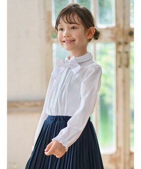 【組曲 / KIDS/KUMIKYOKU】の【110-140㎝】リボンタイ2WAY ブラウス 人気、トレンドファッション・服の通販 founy(ファニー) ファッション Fashion キッズファッション KIDS トップス・カットソー Tops/Tees/Kids トレンド Trend フォーマル Formal リボン Ribbon 夏 Summer 春 Spring S/S・春夏 Ss・Spring/Summer |ID:prp329100003723592