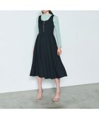 【グレース コンチネンタル/GRACE CONTINENTAL】のツイルタックワンピース 人気、トレンドファッション・服の通販 founy(ファニー) ファッション Fashion レディースファッション WOMEN ワンピース Dress S/S・春夏 Ss・Spring/Summer インナー Inner カットソー Cut And Sew ツイル Twill ハイネック High Neck フィット Fit フレア Flare フロント Front 夏 Summer 春 Spring thumbnail ブラック|ID: prp329100003726777 ipo3291000000028344092