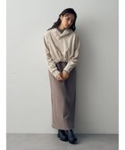 【イェッカ ヴェッカ/YECCA VECCA】のフーディーSETニットワンピース Light Beige|ID: prp329100003726795 ipo3291000000028344415