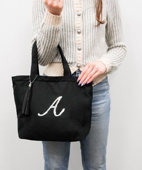 【エースバッグズアンドラゲッジ/ACE BAGS & LUGGAGE】のJewelna Rose イニシャルトート A4サイズ 11939 人気、トレンドファッション・服の通販 founy(ファニー) ファッション Fashion レディースファッション WOMEN バッグ Bag おすすめ Recommend スパンコール Sequins プリント Print ポケット Pocket ワンポイント One Point |ID:prp329100003739455