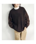 【クラフトスタンダードブティック/CRAFT STANDARD BOUTIQUE】の片畔ニットドッキングチュニック Brown|ID: prp329100003741513 ipo3291000000028343424