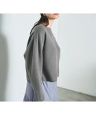 【グレース コンチネンタル/GRACE CONTINENTAL】のウールルーズニットトップ 人気、トレンドファッション・服の通販 founy(ファニー) ファッション Fashion レディースファッション WOMEN トップス・カットソー Tops/Tshirt ニット Knit Tops S/S・春夏 Ss・Spring/Summer ショルダー Shoulder シンプル Simple セーター Sweater トレンド Trend ドロップ Drop バランス Balance ルーズ Loose 今季 This Season 夏 Summer 春 Spring thumbnail グレー|ID: prp329100003744495 ipo3291000000028343567