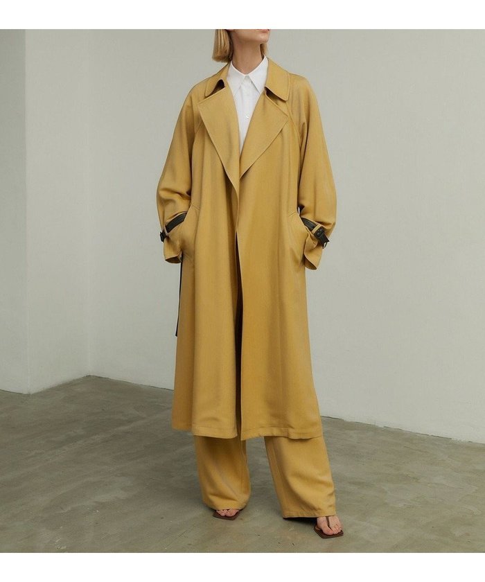 【ベイジ,/BEIGE,】のALAIN / ラップトレンチコート インテリア・キッズ・メンズ・レディースファッション・服の通販 founy(ファニー) https://founy.com/ ファッション Fashion レディースファッション WOMEN アウター Coat Outerwear コート Coats ジャケット Jackets トレンチコート Trench Coats インナー Inner 春 Spring カーゴパンツ Cargo Pants ジャケット Jacket スリーブ Sleeve デニム Denim ドレープ Drape フェイクレザー Faux Leather ラップ Wrap リアル Real S/S・春夏 Ss・Spring/Summer 夏 Summer エレガント 上品 Elegant |ID: prp329100003750832 ipo3291000000028341829