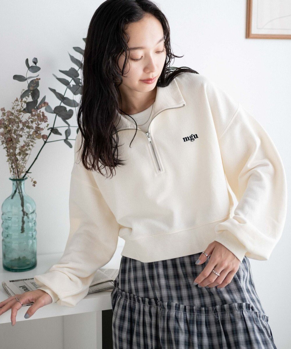 【ウィゴー/WEGO】のハーフジップショートスウェット インテリア・キッズ・メンズ・レディースファッション・服の通販 founy(ファニー) 　ファッション　Fashion　レディースファッション　WOMEN　トップス・カットソー　Tops/Tshirt　パーカ　Sweats　スウェット　Sweat　A/W・秋冬　Aw・Autumn/Winter・Fw・Fall-Winter　おすすめ　Recommend　インナー　Inner　クロップド　Cropped　ショート　Short　スウェット　Sweat　スマホ　Smartphone　タートル　Turtle　ハーフ　Half　再入荷　Restock/Back In Stock/Re Arrival　柄3|ID: prp329100003752748 ipo3291000000028666507