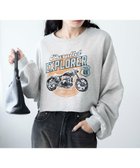 【ウィゴー/WEGO】のヴィンテージライクショートスウェット 杢グレー|ID: prp329100003752753 ipo3291000000028341515