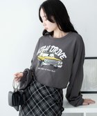 【ウィゴー/WEGO】のヴィンテージライクショートスウェット 柄1|ID: prp329100003752753 ipo3291000000028341520