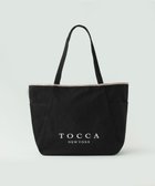 【トッカ/TOCCA】の【WEB&一部店舗限定】【A4サイズ対応】MERCATO LOGO CANVASTOTE キャンバストートバッグ ブラック系|ID:prp329100003752761