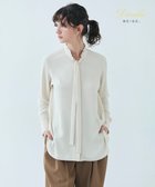 【ベイジ,/BEIGE,】の【洗える】EVA / ボウタイロングスリーブブラウス Sheer Orange|ID: prp329100003752777 ipo3291000000031941530