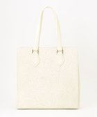 【グレース コンチネンタル/GRACE CONTINENTAL】のLeather Tote Bag ホワイト|ID:prp329100003756362