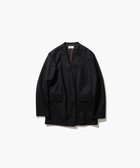 【エイトン/ATON】のCOMPACT WOOL ノーカラージャケット BLACK|ID: prp329100003756432 ipo3291000000027251821