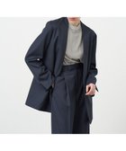 【エイトン/ATON】のCOMPACT WOOL ノーカラージャケット NAVY|ID: prp329100003756432 ipo3291000000027251846