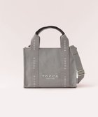 【トッカ/TOCCA】の【WEB&一部店舗限定】DANCING TOCCA SQUARETOTE トートバッグ ライトグレー系|ID:prp329100003761440