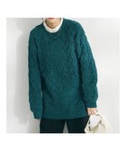 【クラフトスタンダードブティック/CRAFT STANDARD BOUTIQUE】の洗えるモールケーブルニットチュニック Green|ID: prp329100003766152 ipo3291000000028330626