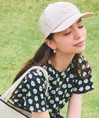【トッカ/TOCCA】の【UV90%以上カット・吸水速乾・接触冷感・抗菌防臭・洗える・サイズ調整可・リボン取り外し可】LOGO RIBBON CAP キャップ ベージュ系|ID: prp329100003766215 ipo3291000000032392880