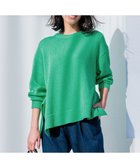 【組曲/KUMIKYOKU】のSOBANEラメプルオーバー ニット 人気、トレンドファッション・服の通販 founy(ファニー) ファッション Fashion レディースファッション WOMEN トップス・カットソー Tops/Tshirt ニット Knit Tops プルオーバー Pullover S/S・春夏 Ss・Spring/Summer おすすめ Recommend アクリル Acrylic カットソー Cut And Sew カーディガン Cardigan コンパクト Compact シンプル Simple スリット Slit セーター Sweater バランス Balance パール Pearl 夏 Summer 春 Spring thumbnail グリーン系|ID: prp329100003767673 ipo3291000000028330860