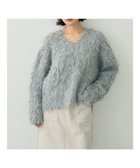 【イェッカ ヴェッカ/YECCA VECCA】のシャギーVネックニット Gray|ID: prp329100003767719 ipo3291000000028331045