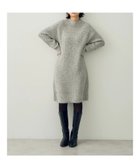 【イェッカ ヴェッカ/YECCA VECCA】のブークレMIXニットワンピース Gray|ID: prp329100003767727 ipo3291000000028331054