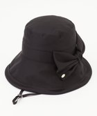 【トッカ/TOCCA】の【UV90%以上カット・吸水速乾・接触冷感・抗菌防臭】BIG RIBBON WIDE BRIM HAT 帽子 ブラック系|ID: prp329100003770652 ipo3291000000028330054