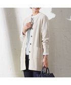 【ジェイ プレス/J.PRESS】の【洗える】ORGANIC GASS COTTON キーネック カーディガン ライトグレー系|ID: prp329100003770671 ipo3291000000028330229