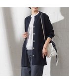 【ジェイ プレス/J.PRESS】の【洗える】ORGANIC GASS COTTON キーネック カーディガン ネイビー系|ID: prp329100003770671 ipo3291000000028330232