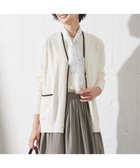 【ジェイ プレス/J.PRESS】の【洗える】RAYON STRETCH PLAIN Vネック カーディガン ホワイト系|ID: prp329100003770675 ipo3291000000028330281