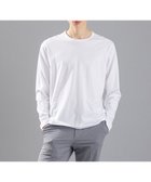 【ジョゼフ オム/JOSEPH HOMME / MEN】のスビンソフトジャージー クルーネック長袖Tシャツ ホワイト系|ID: prp329100003770733 ipo3291000000028639197