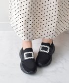 【ブリジット バーキン/Bridget Birkin】の【Bridget Birkin】ビジューバックルニットスニーカー ブラック雑材|ID: prp329100003780007 ipo3291000000032222008