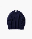 【エイトン/ATON】のCOOMA LAMBS WOOL クルーネックセーター 人気、トレンドファッション・服の通販 founy(ファニー) ファッション Fashion レディースファッション WOMEN トップス・カットソー Tops/Tshirt ニット Knit Tops A/W・秋冬 Aw・Autumn/Winter・Fw・Fall-Winter スリット Slit セーター Sweater ワイド Wide 再入荷 Restock/Back In Stock/Re Arrival thumbnail NAVY|ID: prp329100003803006 ipo3291000000028633820