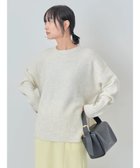 【グリーンパークス/Green Parks】のfuwaっとメランジ袖リブ長めニットプルオーバー Light Beige|ID: prp329100003803027 ipo3291000000028615080