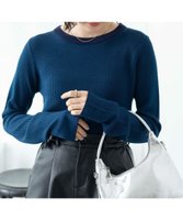 【ウィゴー/WEGO】のリバーシブルニットトップス 人気、トレンドファッション・服の通販 founy(ファニー) ファッション Fashion レディースファッション WOMEN トップス・カットソー Tops/Tshirt ニット Knit Tops S/S・春夏 Ss・Spring/Summer シンプル Simple スマホ Smartphone セーター Sweater デニム Denim ボトム Bottom リバーシブル Reversible ワイド Wide 夏 Summer 春 Spring |ID:prp329100003808776