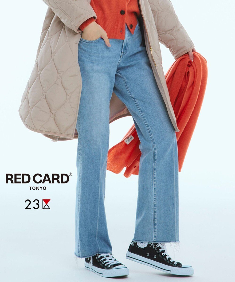 【23区/NIJYUSANKU】の【再入荷/RED CARD TOKYO×23区】デニム フレアパンツ 人気、トレンドファッション・服の通販 founy(ファニー) 　ファッション　Fashion　レディースファッション　WOMEN　パンツ　Pants　デニムパンツ　Denim Pants　インディゴ　Indigo　ウォッシュ　Wash　ヴィンテージ　Vintage　カットソー　Cut And Sew　コラボ　Collaboration　シルク　Silk　シルケット　Mercerization　シンプル　Simple　ジャケット　Jacket　ストレッチ　Stretch　雑誌　Magazine　デニム　Denim　トレンド　Trend　定番　Standard　パターン　Pattern　フラット　Flat　フレア　Flare　プレミアム　Premium　リアル　Real　ロング　Long　ワイド　Wide　A/W・秋冬　Aw・Autumn/Winter・Fw・Fall-Winter　再入荷　Restock/Back In Stock/Re Arrival　S/S・春夏　Ss・Spring/Summer　おすすめ　Recommend　夏　Summer　 other-1|ID: prp329100003808847 ipo3291000000029044476