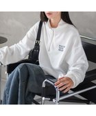 【ウィゴー/WEGO】のハーフジップショートスウェット ホワイトその他|ID: prp329100003808855 ipo3291000000028537572